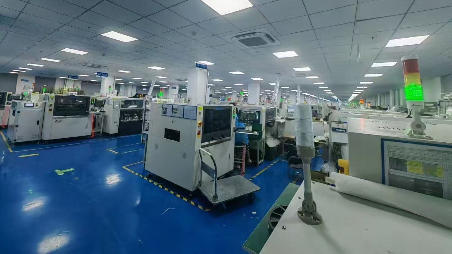 Giantbull automated SMT production floor in Shenzhen