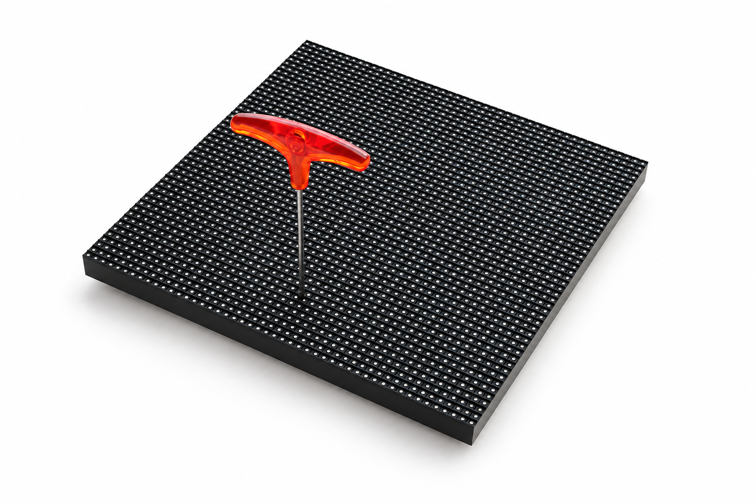 Snap front-service outdoor LED module