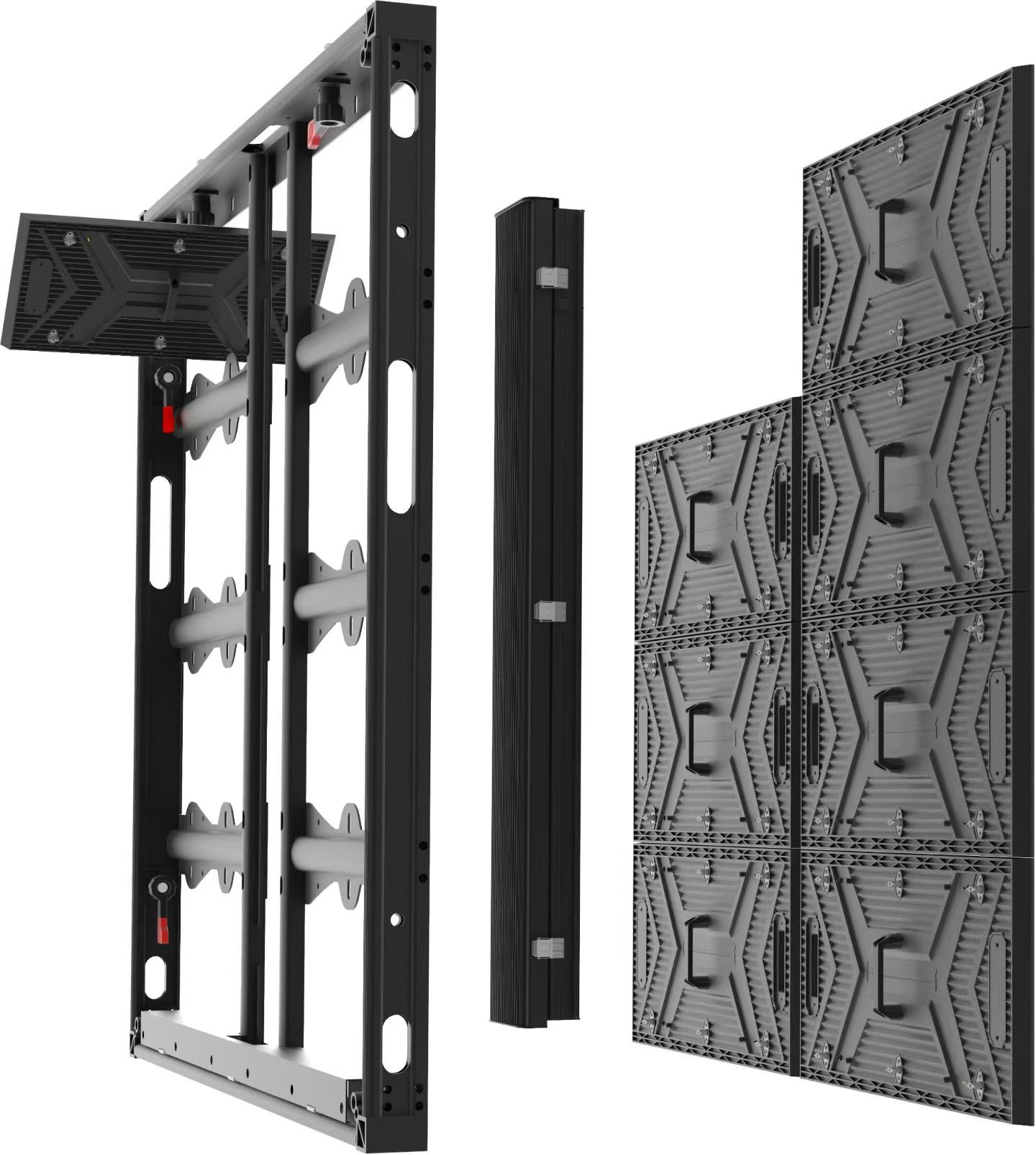 Titan 1000 Pro cabinet configuration and rear structure